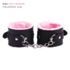 black-pink-handcuffs