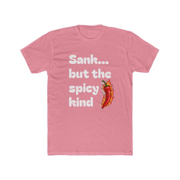 Sank... But The Spicy Kind T-Shirt — Funny Southern Slang Tee with Flaming Pepper Graphic